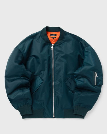 Яке бомбър A.P.C. Logan Bomber Jacket Тъмно синьо | PSAKL-H02998-IAQ, 0