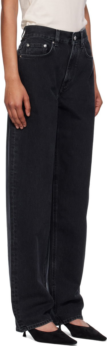 Дънки Loulou de Saison Loulou de Saison Samur Straight-Leg Jeans Синьо | SAMUR LDS, 4