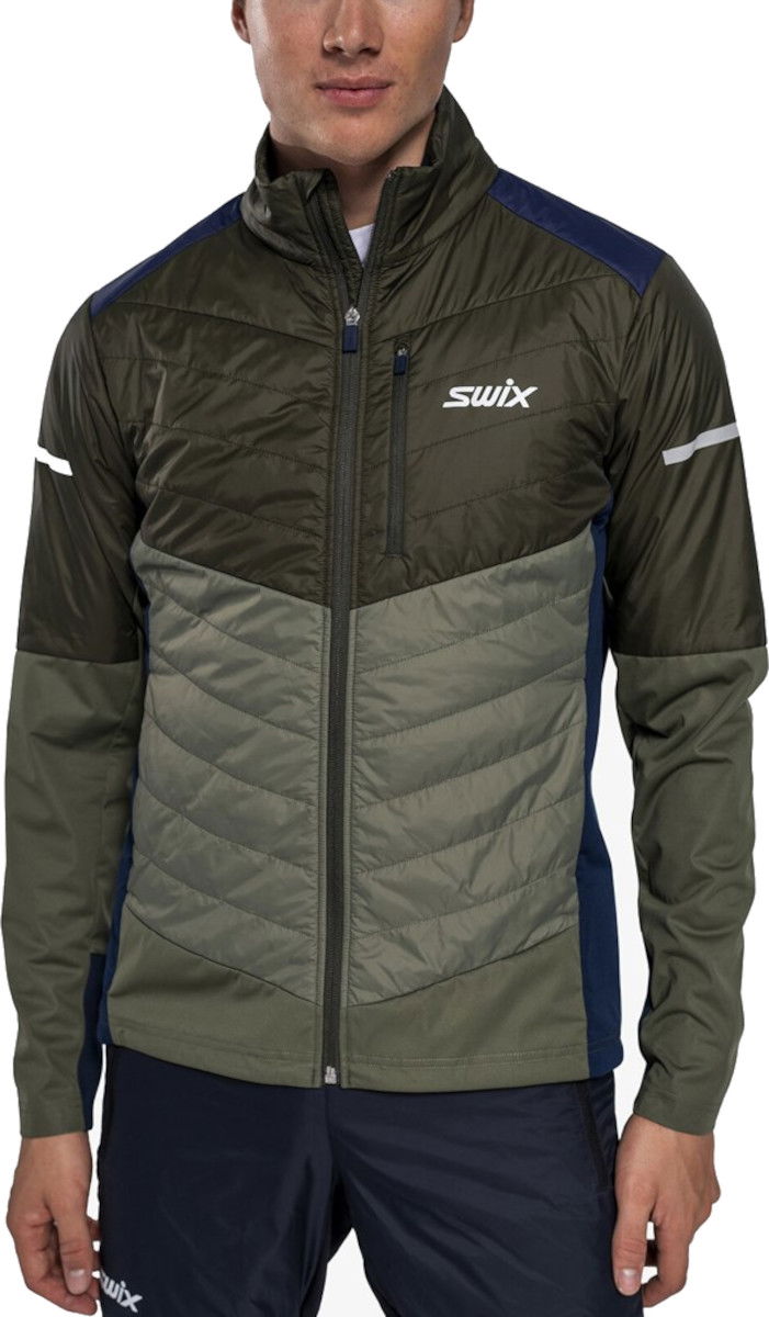 Пухо яке SWIX Dynamic Hybrid Insulated Jacket Зелено | 10081-23-48101