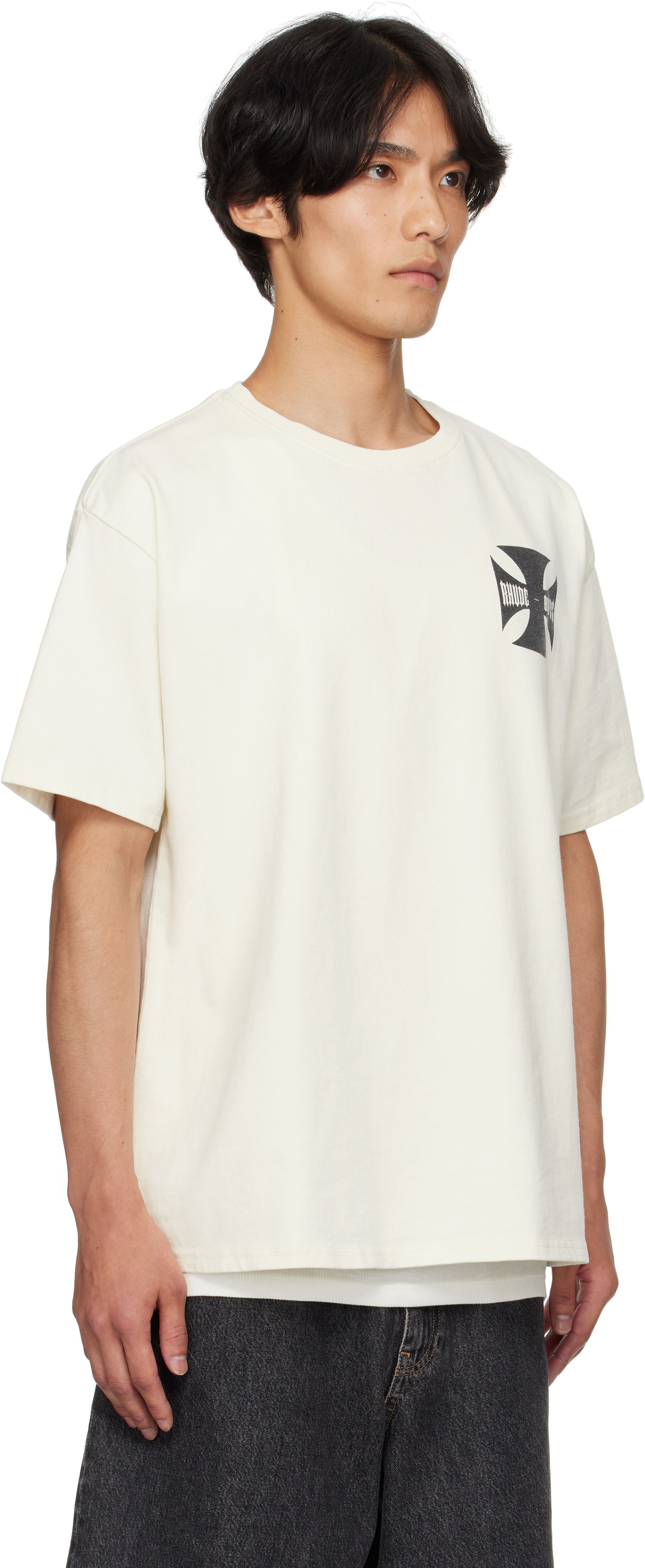 Тениска Rhude Rhude 'Rhude Boys' T-Shirt Бяло | RHPF25TT24012, 1