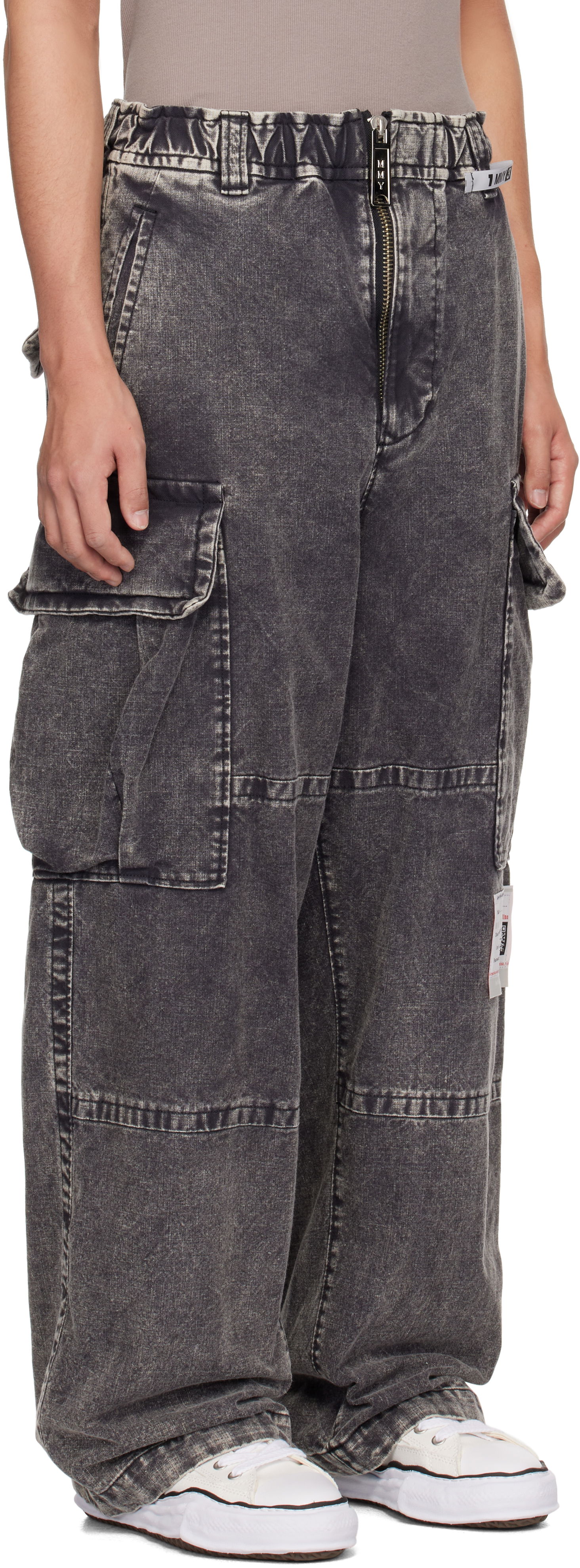 Карго панталони Maison MIHARA YASUHIRO Maison MIHARA YASUHIRO Military Cotton Cargo Pants Сиво | A13PT055, 1