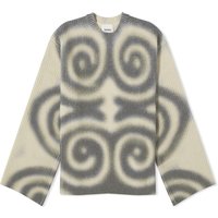 Пуловер Nanushka Maura Spiral Knit Jumper Бежово | NW24RSSW00471, 1