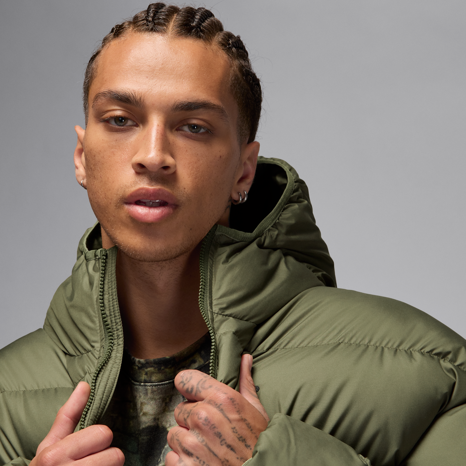 Пухо яке Jordan Brooklyn Therma-FIT Puffer Jacket Polyester Зелено | HV0532-222, 1