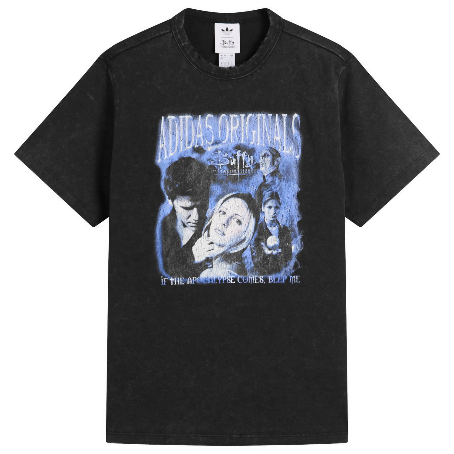 Тениска adidas Originals Buffy the Vampire Slayer Graphic Tee Черно | JX1278, 1