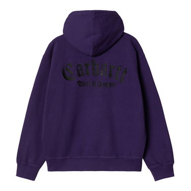 Суитчър Carhartt WIP Onyx Script Hoodie Лилаво | I032865_1ZT_XX, 2