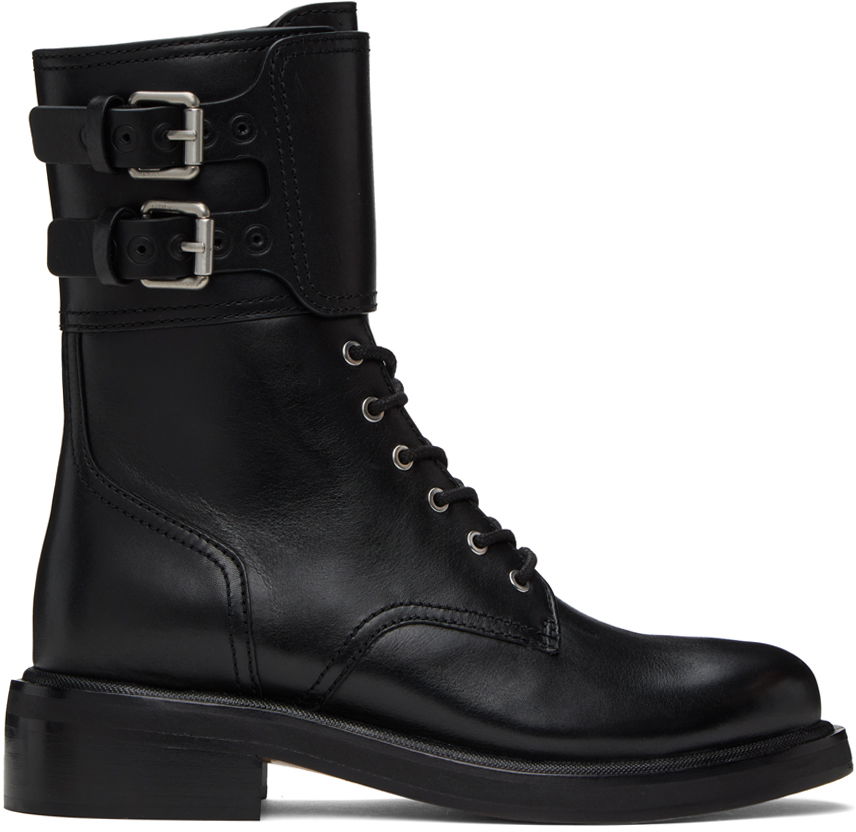 Облекло rag & bone Rag & Bone RB Moto Lace-Up Boots Черно | WFF23FF015SX15, 0