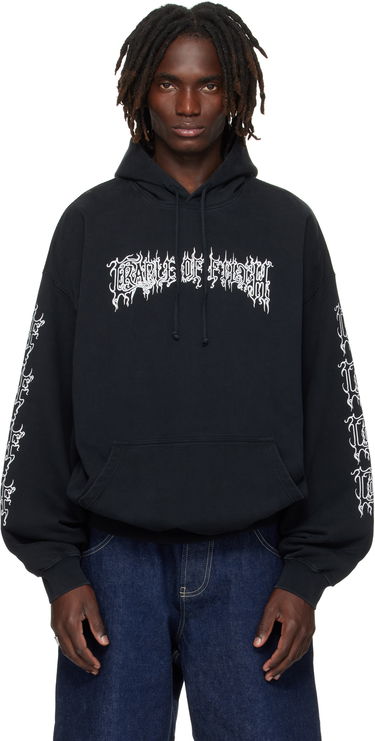Суитчър VETEMENTS Vetements Cradle Of Filth Logo Oversized Hoodie Черно | UCF76HD100B, 0