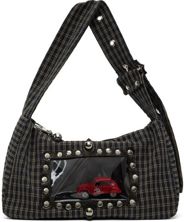Чанта през рамо Chopova Lowena Chopova Lowena Car Mommy Mini Shoulder Bag with Window Тъмно синьо | 6446E, 0
