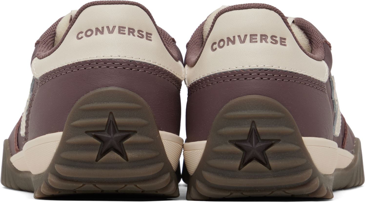 Кецове и обувки Converse Run Star Nylon & Leather Кафяво | A14235C, 1