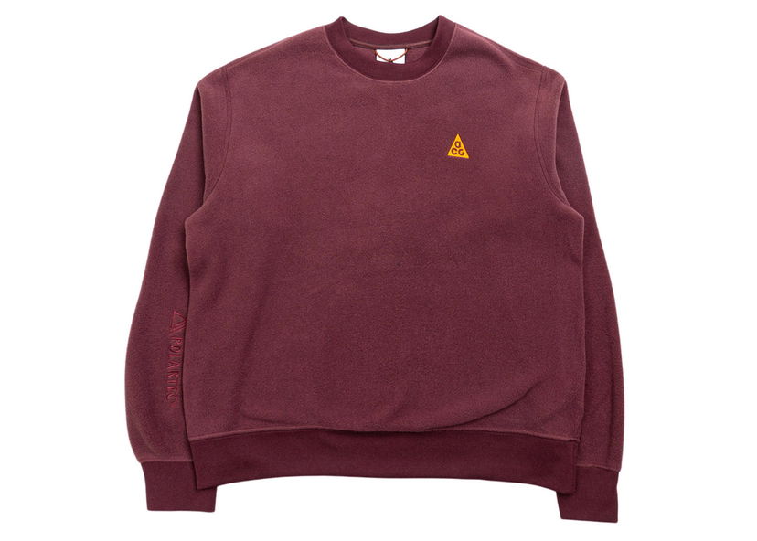 Суитчър Nike ACG Nike NRG ACG Polar Crewneck Burgundy Бургунди | CV0626-643