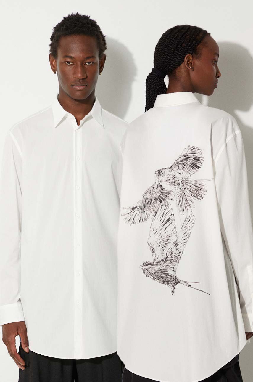 Риза Y-3 Graphic Relaxed Shirt Бяло | JE9273, 0