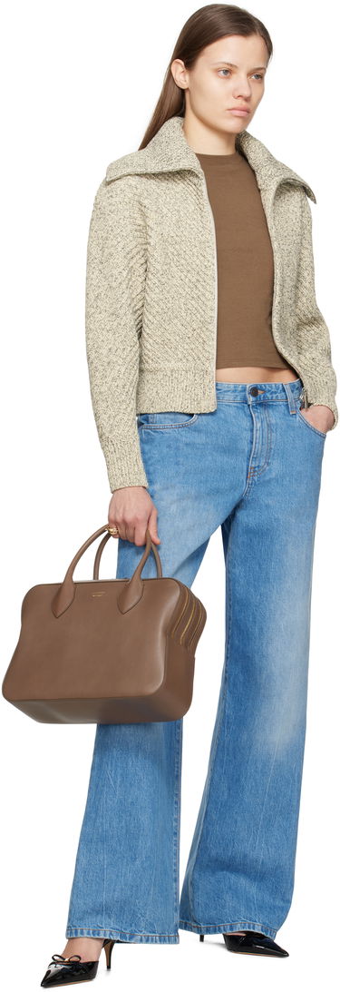 Дамска чанта FERRAGAMO Ferragamo Stella Medium Bag Кафяво | 779321, 3