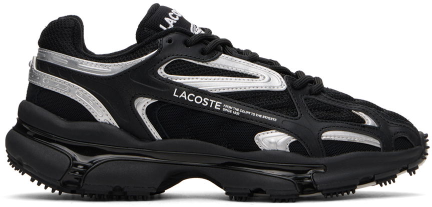 Кецове и обувки Lacoste Black & Silver Sneakers Черно | 47SMA0013_02H, 0