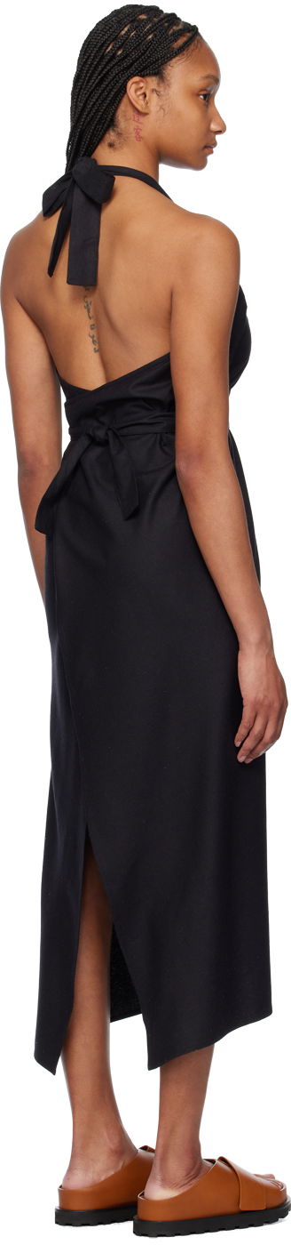 Pокля Baserange Halter Neck Maxi Dress Черно | DRNO-WS-EXSU24, 2