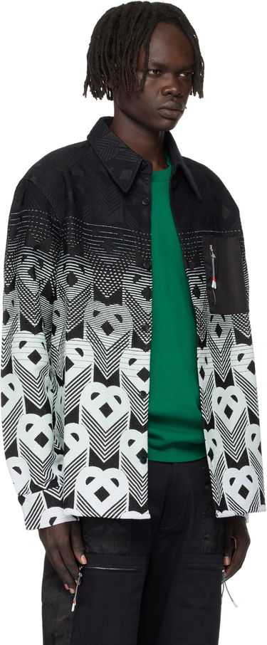 Яке Casablanca Casablanca Gradient Monogram Shirt Jacket Черно | MPF25-JK-374-01, 1