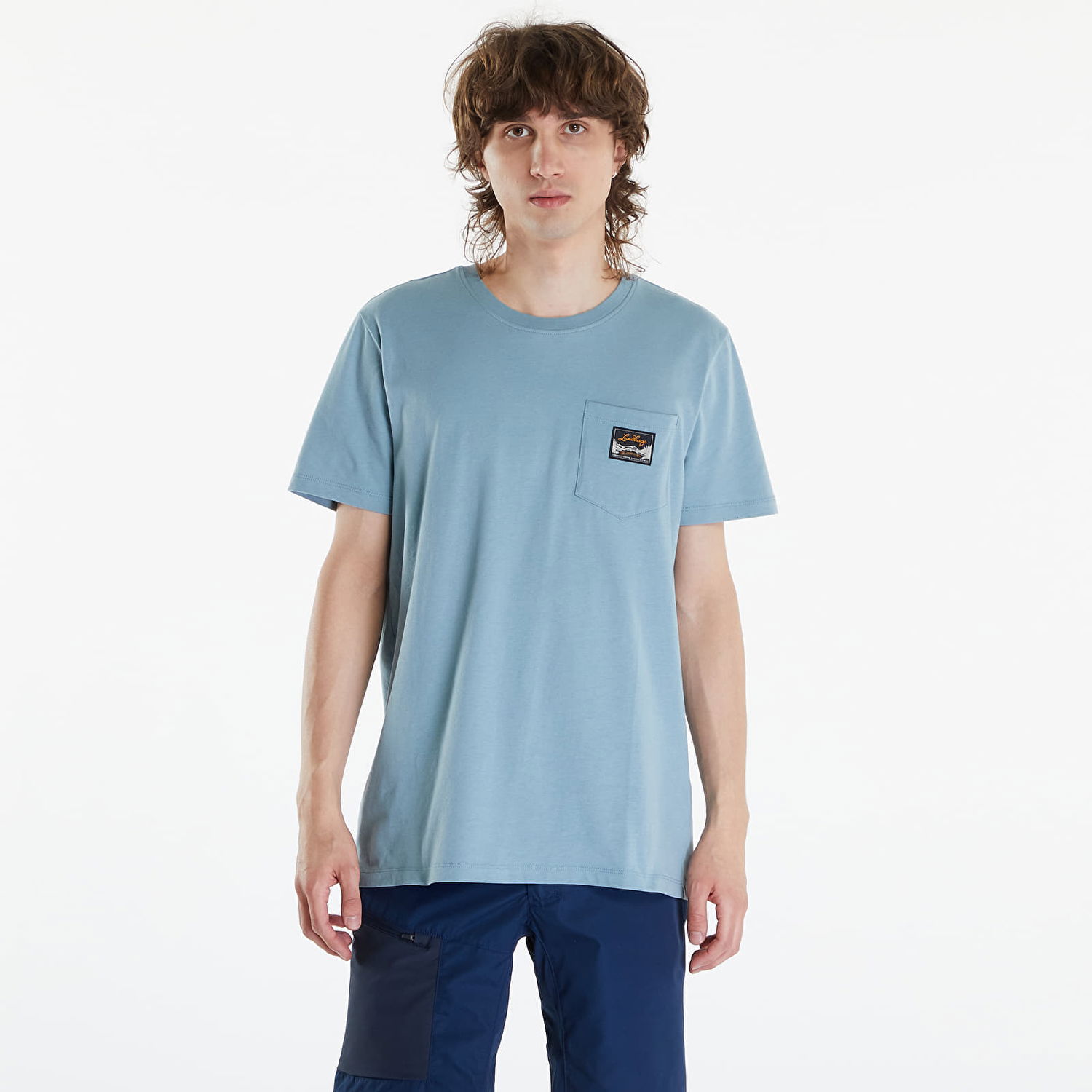 Тениска Lundhags Lundhags Knak Pocket T-Shirt Синьо | 1119099-76500, 0