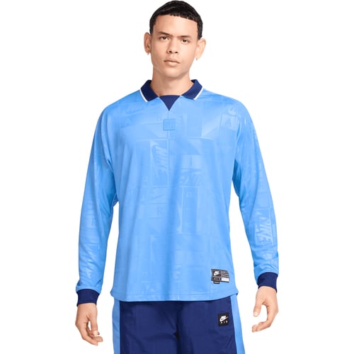 Поло тениска Nike Nike Air Long Sleeve Soccer Jersey Синьо | HM8987, 0