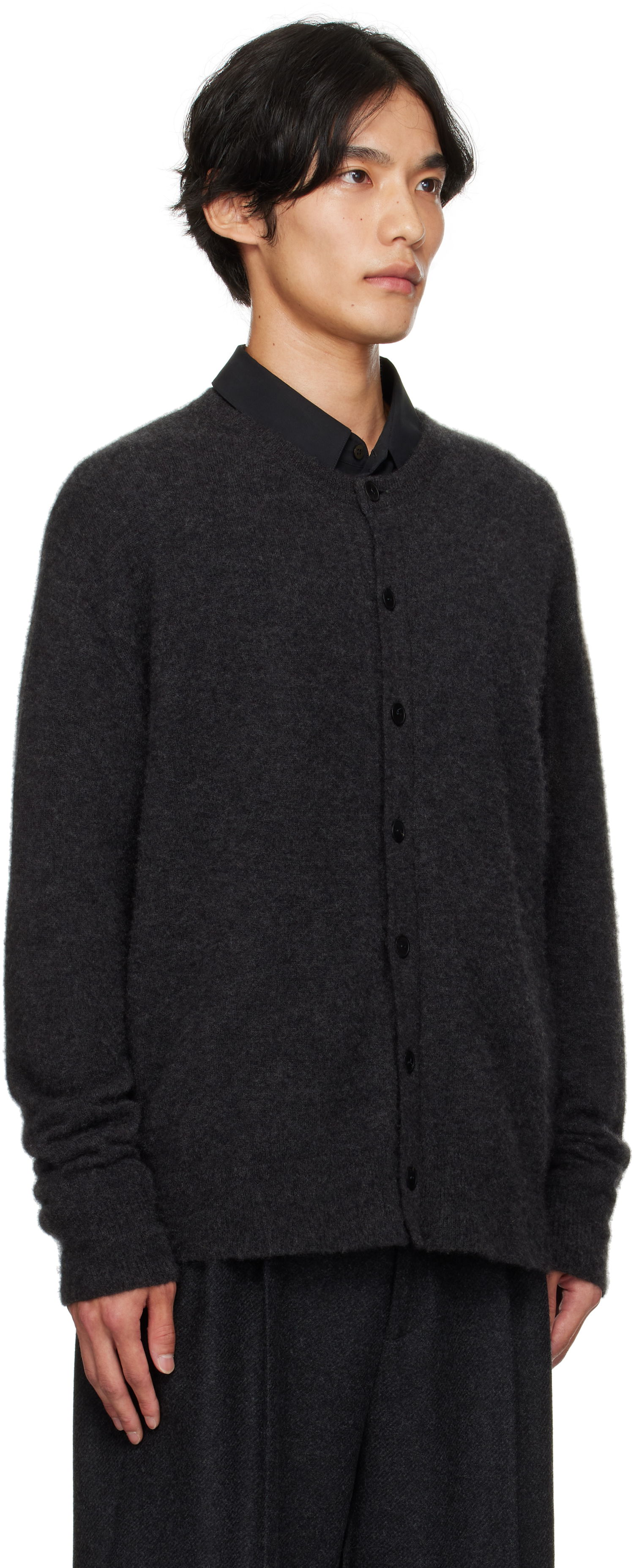 Пуловер The Row The Row Danube Cardigan Сиво | 1012-Y363, 1