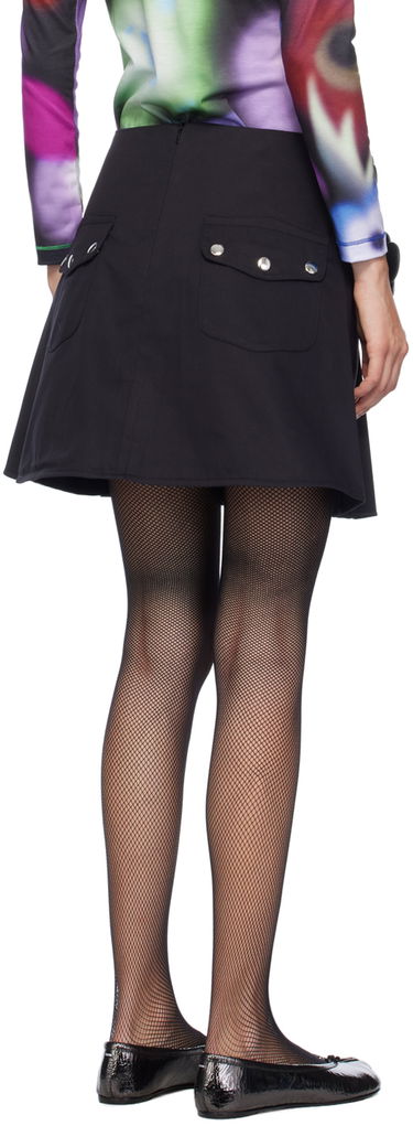Пола Chopova Lowena Buckle Decorated Pleated Miniskirt Черно | 3210, 2