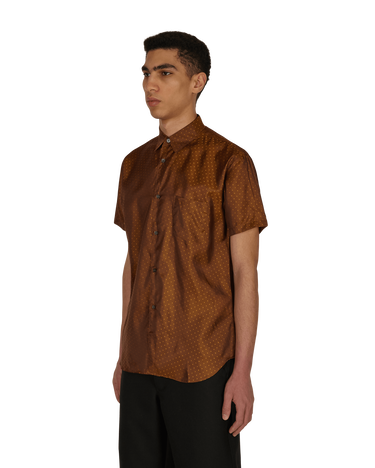 Риза Comme des Garçons Dot Shortsleeve Shirt Кафяво | FG-B078-SS21 3, 3
