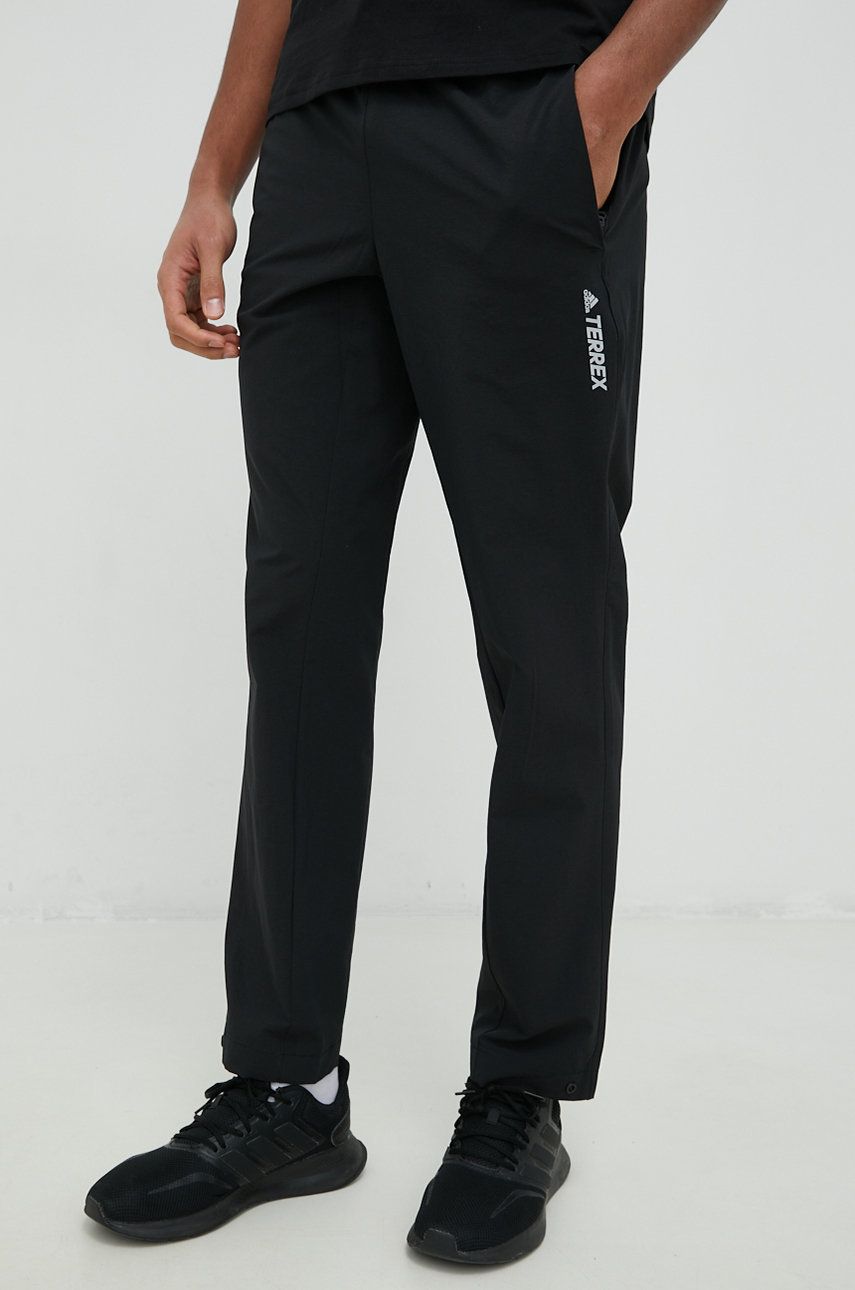 Спортни панталони adidas Performance Terrex Liteflex Sweatpants Черно | GI7310, 0