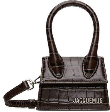 Дамска чанта Jacquemus Jacquemus 'The Chiquito' Crocodile-Effect Leather Mini Tote Bag Кафяво | 25E213BA001-4301, 0
