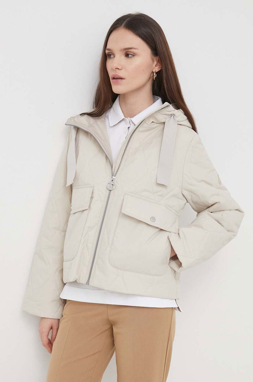 Яке Barbour Barbour Venton Quilted Hooded Jacket Бежово | LQU1722