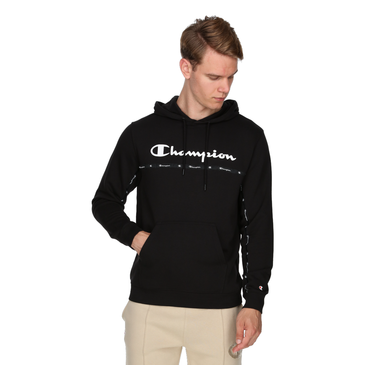 Суитчър Champion COLOR BLOCK Hoodie Черно | 219953-KK001, 0