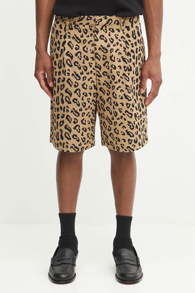 Къси панталони WACKO MARIA Wacko Maria DICKIES Pleated Short Trousers (Type-2) Кафяво | 25SS.WMP.DC03
