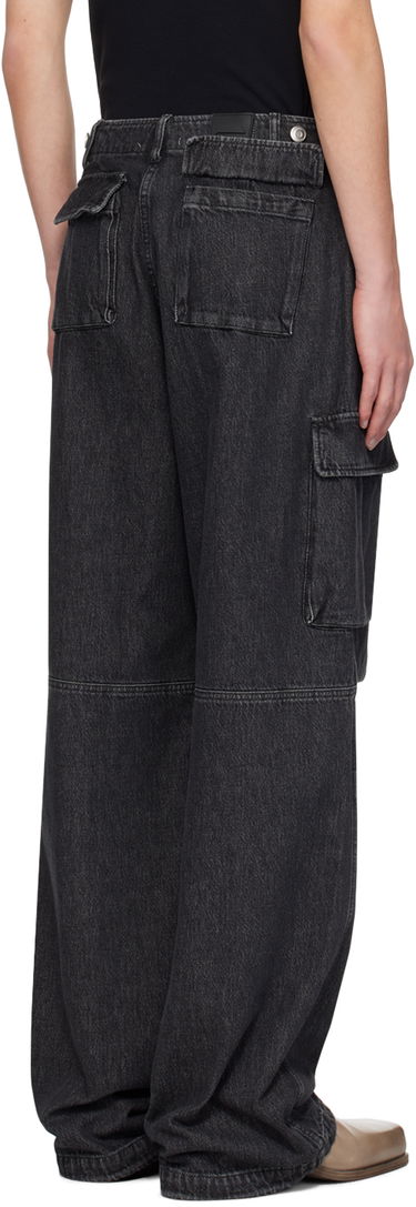 Карго панталони Coperni Coperni Relaxed Fit Cargo Denim Jeans Черно | COPP40852MEN, 2