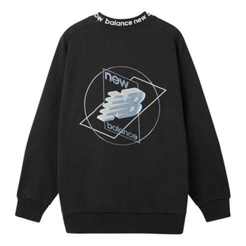 Суитчър New Balance Graphic Print Sweatshirt Черно | AMT04365-BK, 0