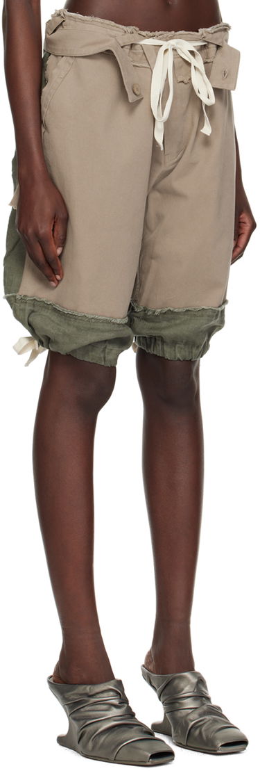 Къси панталони Ottolinger Ottolinger Drawstring Cargo Shorts Бежово | 0904201, 1