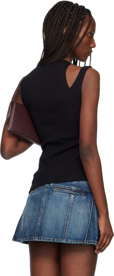 Потник Courrèges Oblique 90's Rib Tank Top Черно | 425JDE146JS0194, 2