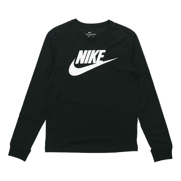 Тениска Nike Sportswear Futura Icon Logo Long Sleeve T-Shirt Черно | CI6292-010, 0