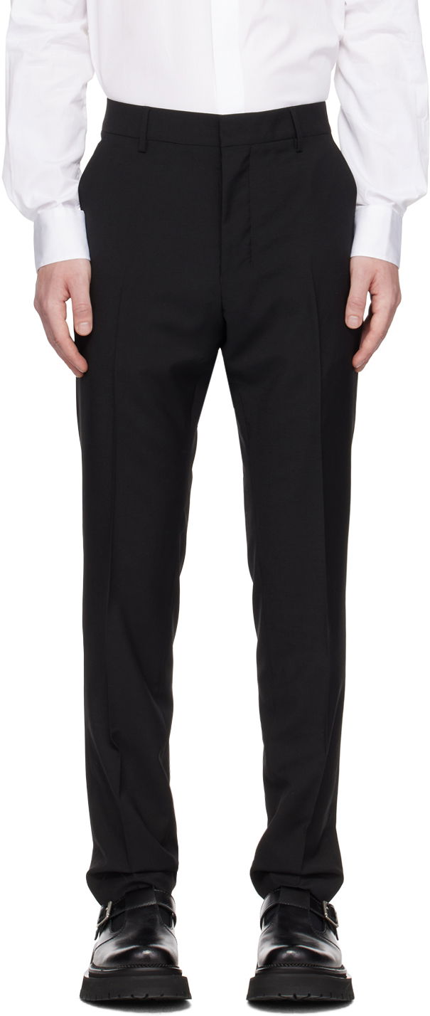 Панталони AMI Cigarette Fit Trousers Черно | HTR004.279, 0