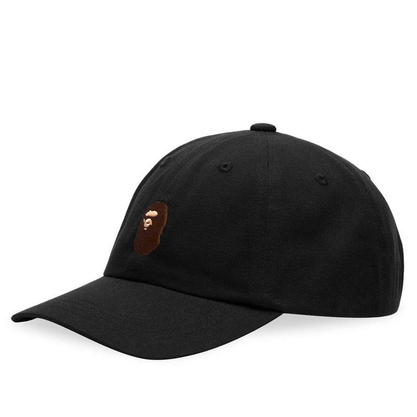 Шапка с козирка BAPE A Bathing Ape Ape Head Panel Cap Черно | 001CPK301001M-BLK