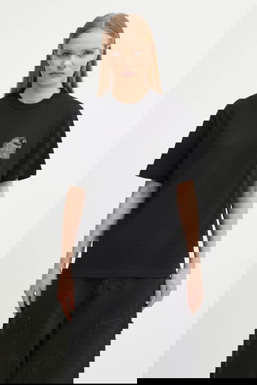 Тениска Carhartt WIP Short Sleeve Okniceok T-Shirt with Gothic-Inspired Back Print Черно | I035507.89XX, 2