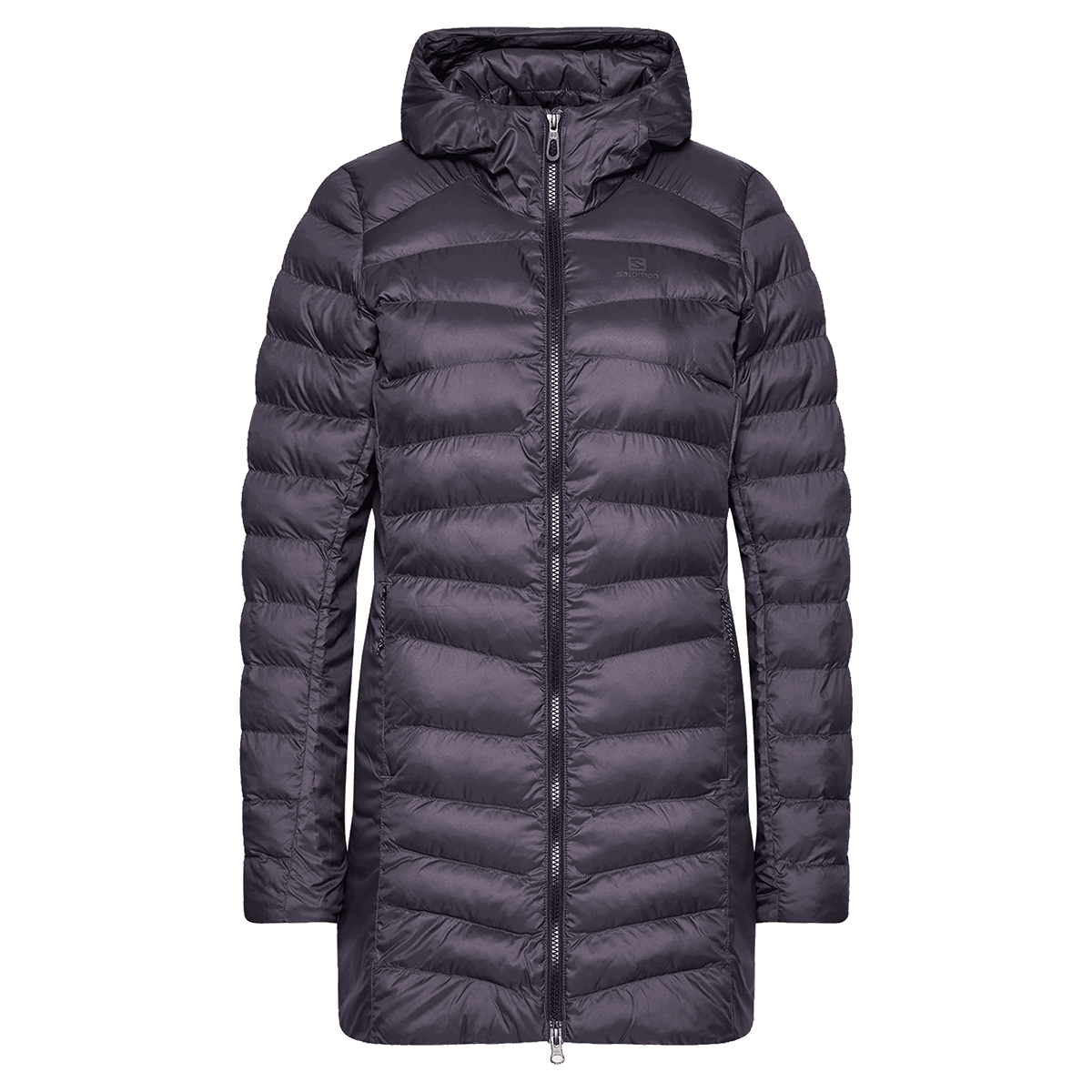 Пухо яке Salomon SIGHT STORM Padded Hooded Long Jacket Сиво | LC1390800, 0