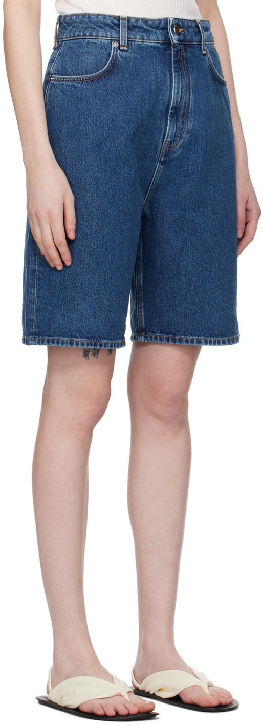 Къси панталони Loulou de Saison Loulou de Saison Isu Denim Shorts Синьо | ISU, 1