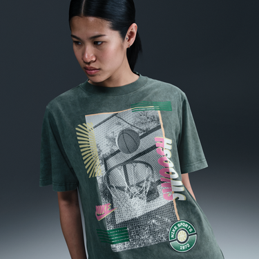 Тениска Nike Nike Loose Fit Basketball T-Shirt Зелено | HJ3634-338, 0