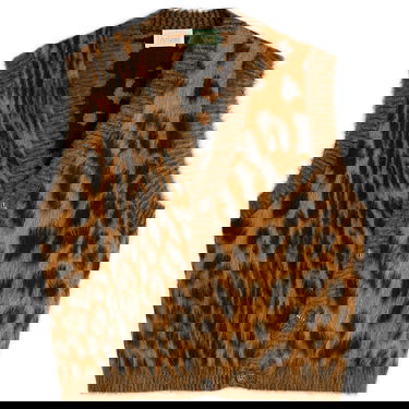 Жилетка Aries Brushed Leopard Print Vest Кафяво | AR40041-BRN, 0