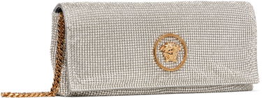 Дамска чанта Versace Versace 'La Medusa' Crystal Clutch Металик | 1019867_1A15325, 1