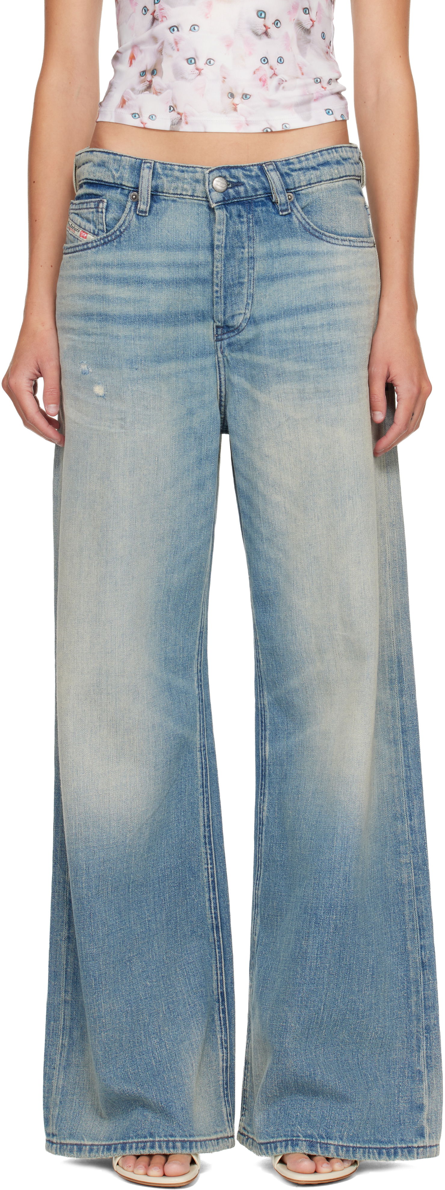 Дънки Diesel Relaxed 1996 D-Sire Jeans Синьо | A06925 0DBEC, 0