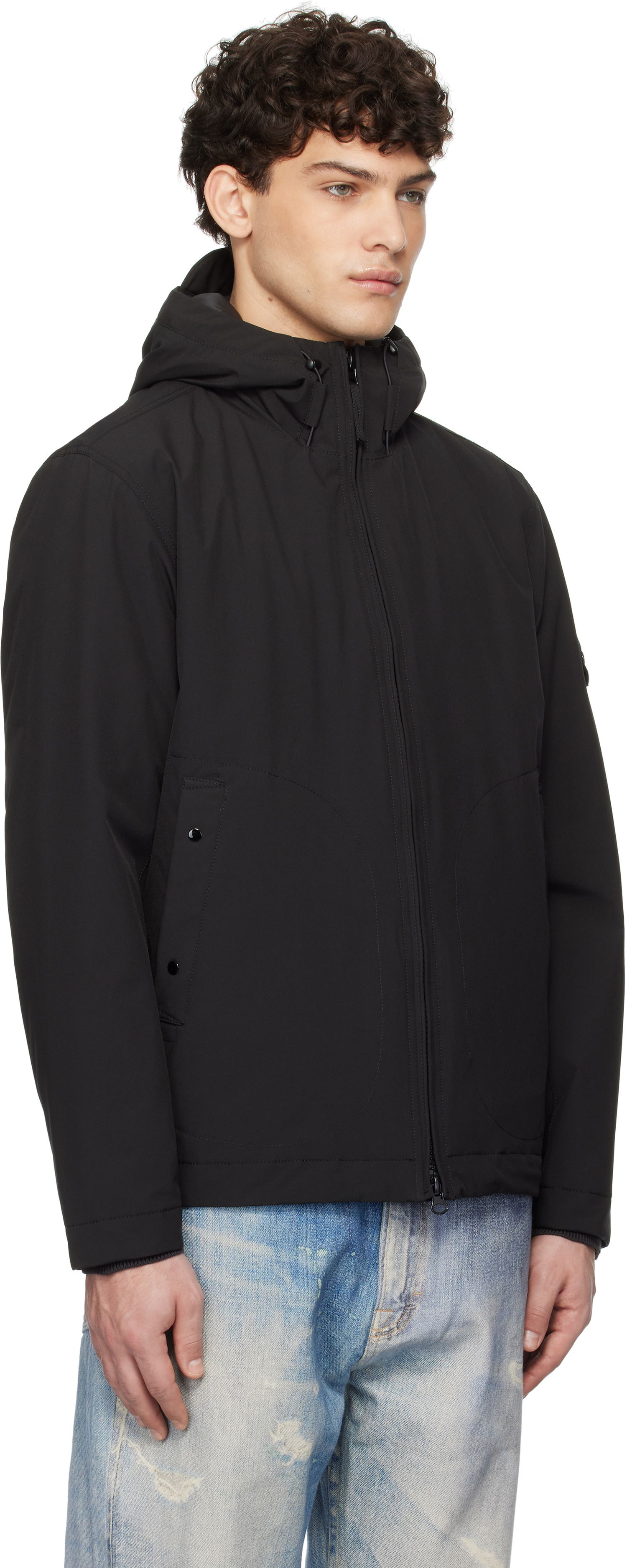 Ветровка Stone Island Stone Island Soft Shell Jacket Черно | K1S15 4100047 S0A27, 1