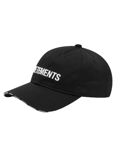 Шапка с козирка VETEMENTS Iconoc Logo Cap Black Черно | UE54CA180B