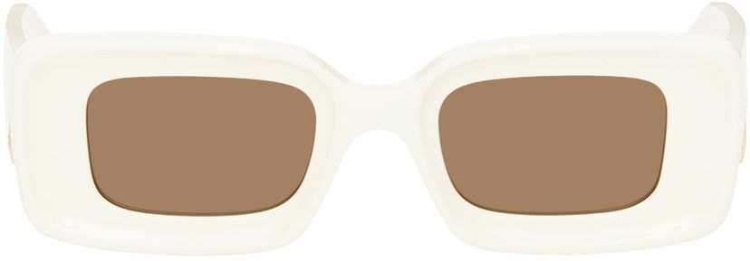 Слънчеви очила Loewe Off-White Anagram Sunglasses Бяло | LW40101I 192337140181