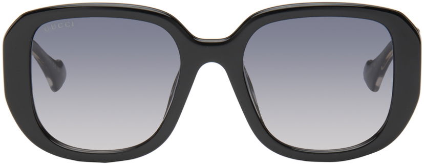 Слънчеви очила Gucci Black Squared Sunglasses Черно | GG1557SK