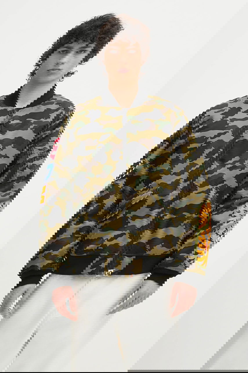 Яке бомбър BAPE Winter 1st Camo Shark MA-1 Bomber Jacket Многоцветен | 1L30141003, 0