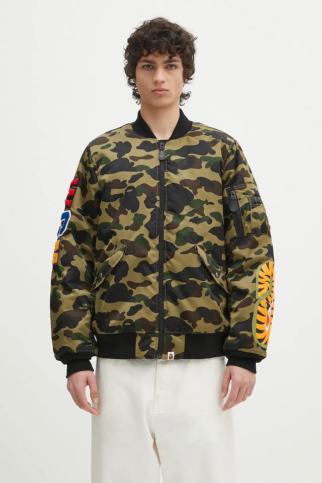 Winter 1st Camo Shark MA-1 Bomber Jacket