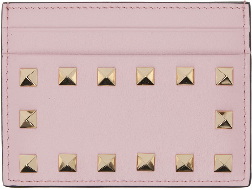 Портфейл Valentino Garavani Rockstud Card Holder Розово | 3W2P0486BOL, 0